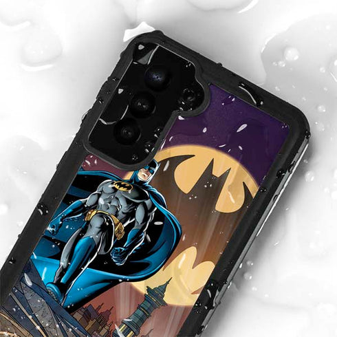 DC Comics Batman in the Sky Galaxy S24 Plus Waterproof Case